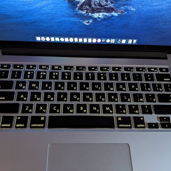 Русификация клавиатуры MacBook Pro